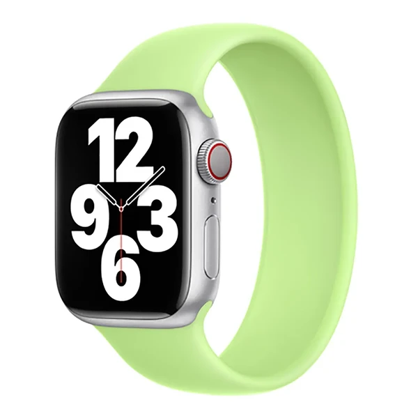 Силіконовий монобраслет Apple Solo Loop Sprout Green для Apple Watch 41mm | 40mm | 38mm (MQVP3) Розмір 4 у Тернополі
