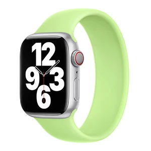 Силиконовый монобраслет Apple Solo Loop Sprout Green для Apple Watch Ultra 49mm | 45mm | 44mm | 42mm (MQX53) Размер 9 MQX53 - Фото 1