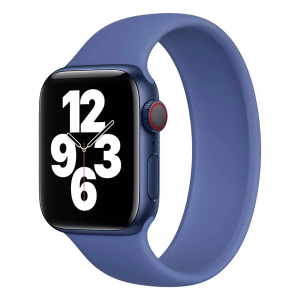 Силиконовый монобраслет Apple Solo Loop Tomales Blue для Apple Watch 41mm | 40mm | 38mm (MJGX3) Размер 8