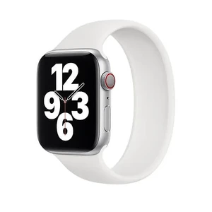 Силиконовый монобраслет Apple Solo Loop White для Apple Watch Ultra 49mm | 45mm | 44mm | 42mm (MYTD2) Размер 7 MYTD2 - Фото 1