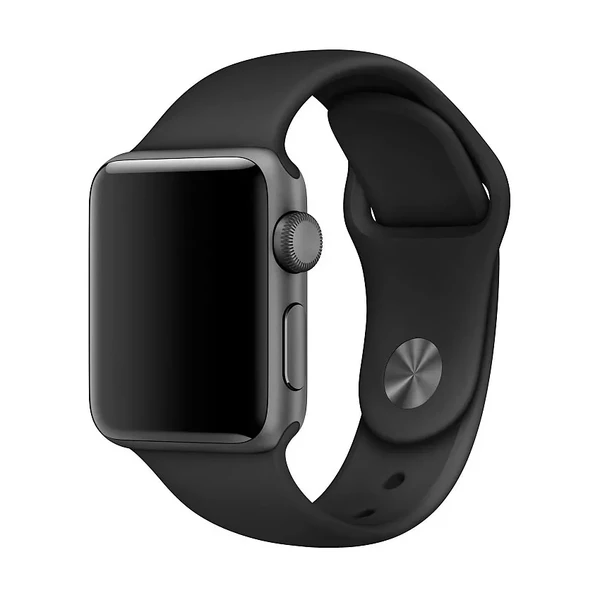 Ремешок Apple 41mm | 40mm | 38mm Black Sport Band with Space Black Steel Pin S | M&M | L (MJ4F2) для Apple Watch