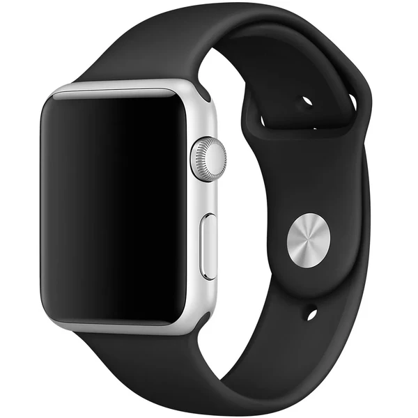 Ремінець Apple Ultra 49mm | 45mm | 44mm | 42mm Black Sport Band M | L & L | XL (ML9J2 | MRQX2 | MU9L2) для Apple Watch