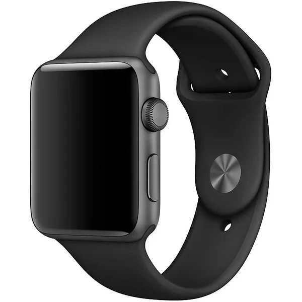 Ремінець Apple Ultra 49mm | 45mm | 44mm | 42mm Black Sport Band with Space Black Steel Pin S | M & M | L (MJ4N2) для Apple Watch в Ужгороді
