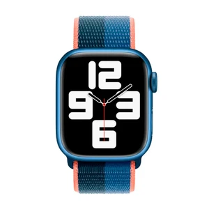 Ремешок Apple Sport Loop Blue Jay | Abyss Blue (N5HM3) для Apple Watch 41mm | 40mm | 38mm - Фото 2