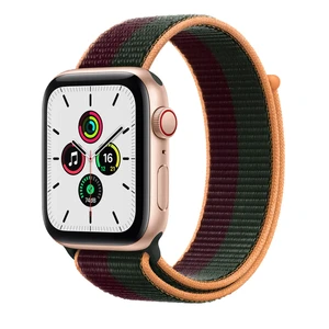 Ремінець Apple Sport Loop Dark Cherry | Forest Green (ML323) для Apple Watch Ultra 49mm | 45mm | 44mm | 42mm Series ML323 - Фото 1