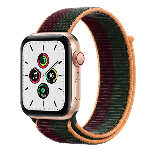 Ремешок Apple Sport Loop Dark Cherry | Forest Green (ML323) для Apple Watch Ultra 49mm | 45mm | 44mm | 42mm Series в Виннице