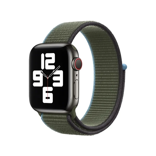 Ремешок Apple Sport Loop Inverness Green для Apple Watch 42 | 44mm Series  (MYA72)