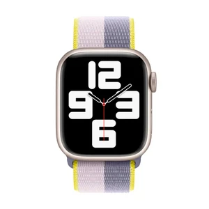 Ремінець Apple Sport Loop Lavender Gray | Light Lilac (MN5R3) для Apple Watch Ultra 49mm | 45mm | 44mm | 42mm Series - Фото 2