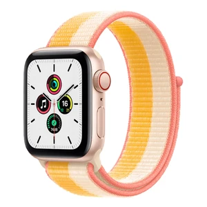Ремінець Apple Sport Loop Maize | White (ML2N3) для Apple Watch 41mm | 40mm | 38mm Series ML2N3 - Фото 1