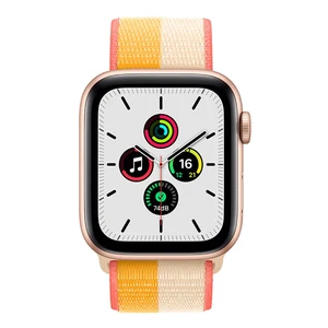 Ремешок Apple Sport Loop Maize | White (ML2Y3) для Apple Watch Ultra 49mm | 45mm | 44mm | 42mm Series - Фото 2