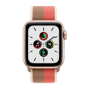 Ремешок Apple Sport Loop Pink Pomelo | Tan (ML2P3) для Apple Watch 41mm | 40mm | 38mm Series - Фото 2