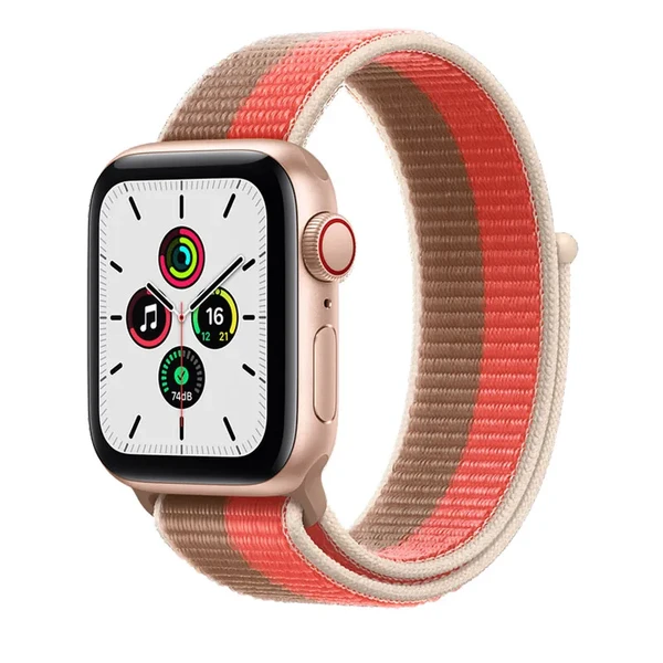 Ремешок Apple Sport Loop Pink Pomelo | Tan (ML2P3) для Apple Watch 41mm | 40mm | 38mm Series