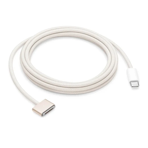 Зарядний кабель Apple USB-C на MagSafe 3 Cable (2 m) Starlight для MacBook Air M2 (MPL33)