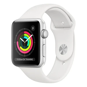 Смарт-часы Apple Watch Series 3 42mm GPS Silver Aluminum Case White Sport Band (MTF22) Официальный UA