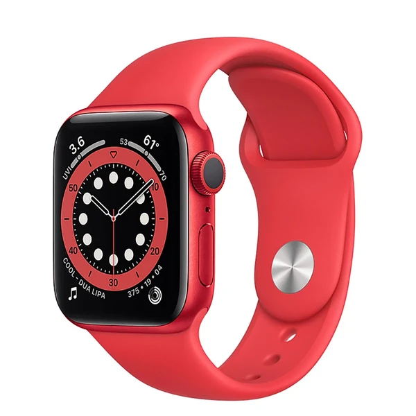 Смарт-годинник Apple Watch Series 6 GPS, 40mm (PRODUCT) Red Aluminum Case with Red Sport Band (M00A3UL/A) Офіційний UA