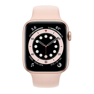Смарт-годинник Apple Watch Series 6 GPS, 44mm Gold Aluminum Case with Pink Sand Sport Band (M00E3UL/A) Офіційний UA - Фото 2