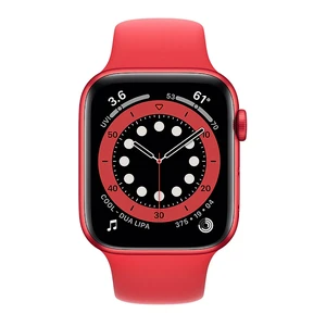 Смарт-годинник Apple Watch Series 6 GPS, 44mm (PRODUCT) Red Aluminum Case with Red Sport Band (M00M3UL/A) Офіційний UA - Фото 2