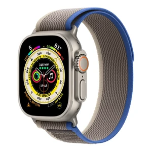 Смарт-часы Apple Watch Ultra 49mm Titanium Case with Blue/Gray Trail Loop S | M (MNHL3) MNHL3 - Фото 1