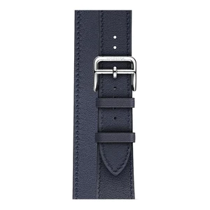 Смарт-часы Apple Watch Hermes Series 4 40mm GPS+LTE Stainless Steel Case Blue Indigo Swift Leather Double Tour (MU6Q2) - Фото 3