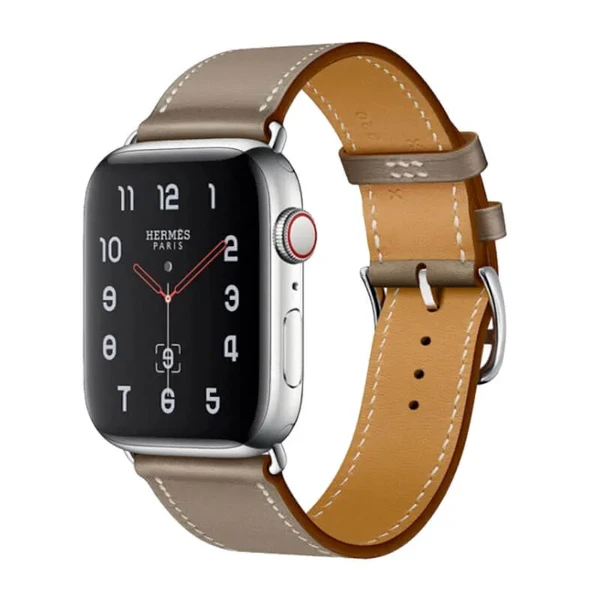 Смарт-годинник Apple Watch Hermes Series 4 40mm GPS + LTE Stainless Steel Case Etoupe Swift Leather Single Tour (H077059CJ18) у Броварах