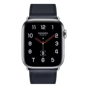 Смарт-часы Apple Watch Hermes Series 4 44mm GPS+LTE Stainless Steel Case Bleu Indigo Swift Leather Single Tour (MU6W2) - Фото 2