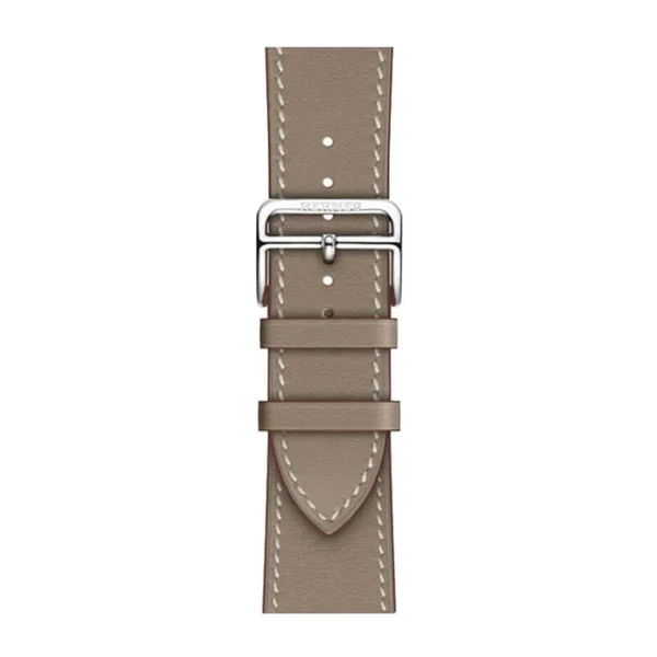 Смарт-годинник Apple Watch Hermes Series 4 44mm GPS + LTE Stainless Steel Case Etoupe Swift Leather Single Tour (H077059CJ18)