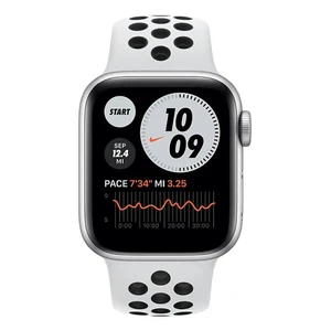 Смарт-часы Apple Watch Nike SE 40mm Silver Aluminum Case with Pure Platinum Black Nike Sport Band (MYYD2UL/A) Официальный UA - Фото 2