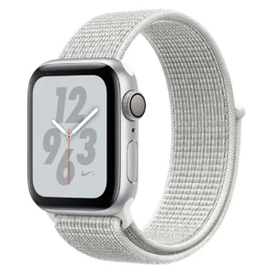 Смарт-часы Apple Watch Nike+ Series 4 40mm GPS Silver Aluminum Case Summit White Nike Sport Loop (MU7F2) MU7F2 - Фото 1