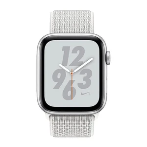 Смарт-часы Apple Watch Nike+ Series 4 44mm GPS Silver Aluminum Case Summit White Nike Sport Loop (MU7H2) - Фото 2