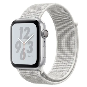 Смарт-часы Apple Watch Nike+ Series 4 44mm GPS Silver Aluminum Case Summit White Nike Sport Loop (MU7H2) MU7H2 - Фото 1