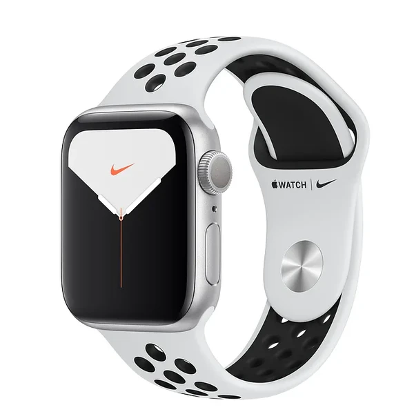 Смарт-годинник Apple Watch Nike + Series 5 40mm Silver Aluminum Case Sport Band (MX3R2)