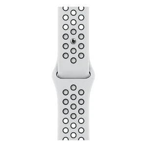 Смарт-часы Apple Watch Nike Series 7 GPS, 41mm Starlight Aluminum Case with Pure Platinum | Black Nike Sport Band (MKN33) - Фото 3