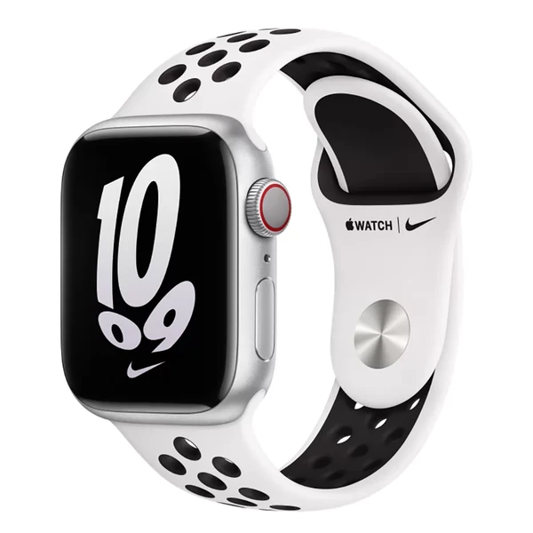 Смарт-годинник Apple Watch Nike Series 8 GPS, 45mm Silver Aluminum Case with White Nike Sport Band у Броварах