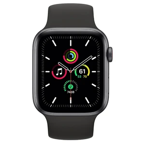 Смарт-часы Apple Watch SE GPS + Cellular, 44mm Space Gray Aluminum Case with Black Solo Loop (MYFA2 | MYFE2) Размер 8 - Фото 2