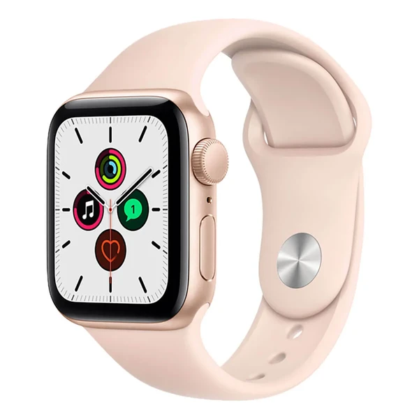 Смарт-часы Apple Watch SE GPS 40mm Gold Aluminum Case with Pink Sand Sport Band (MYDN2)