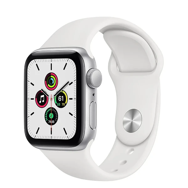 Смарт-часы Apple Watch SE GPS, 40mm Silver Aluminum Case with White Sport Band (MYDM2UL/A) Официальный UA в Полтаве
