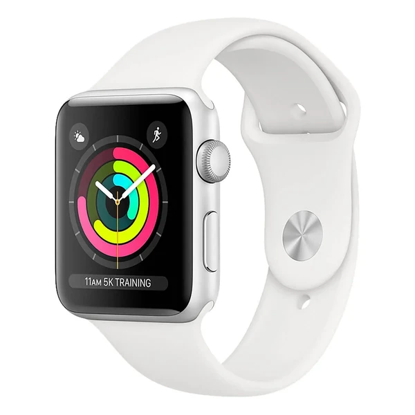 Смарт-часы Apple Watch Series 3 38mm GPS Silver Aluminum Case White Sport Band (MTEY2) Официальный UA в Ивано-Франковске