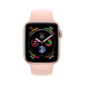 Смарт-часы Apple Watch Series 4 40mm GPS Gold Aluminum Case Pink Sand Sport Band (MU682) - Фото 2