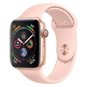 Смарт-часы Apple Watch Series 4 40mm GPS+LTE Gold Aluminum Case Pink Sand Sport Band (MTUJ2 | MTVG2) MTUJ2 | MTVG2 - Фото 1