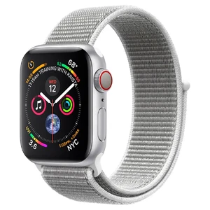 Смарт-годинник Apple Watch Series 4 40mm GPS + LTE Silver Aluminium Case Seashell Sport Loop (MTUF2 | MTVC2) MTUF2 | MTVC2 - Фото 1
