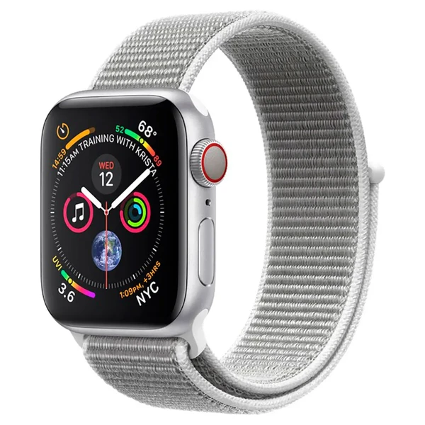 Смарт-годинник Apple Watch Series 4 40mm GPS + LTE Silver Aluminium Case Seashell Sport Loop (MTUF2 | MTVC2) в Чернівцях