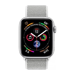 Смарт-годинник Apple Watch Series 4 40mm GPS + LTE Silver Aluminium Case Seashell Sport Loop (MTUF2 | MTVC2) - Фото 2