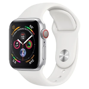 Смарт-годинник Apple Watch Series 4 40mm GPS Silver Aluminum Case White Sport Band (MU642)