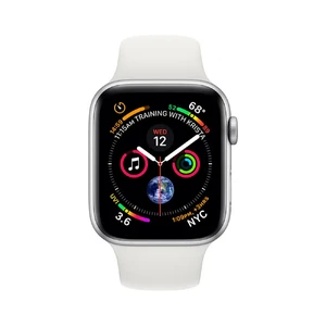 Смарт-часы Apple Watch Series 4 40mm GPS Silver Aluminum Case White Sport Band (MU642) - Фото 2