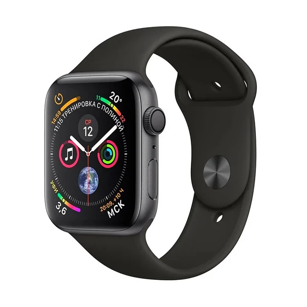 Смарт-годинник Apple Watch Series 4 40mm GPS Space Gray Aluminum Case Black Sport Band (MU662)