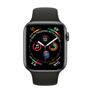 Смарт-часы Apple Watch Series 4 40mm GPS Space Gray Aluminum Case Black Sport Band (MU662) - Фото 2