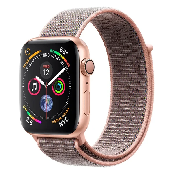 Смарт-годинник Apple Watch Series 4 44mm GPS Gold Aluminum Case Pink Sand Sport Loop (MU6G2) в Чернівцях