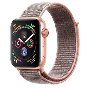 Смарт-часы Apple Watch Series 4 44mm GPS+LTE Gold Aluminum Case Pink Sand Sport Loop (MTV12 | MTVX2) MTV12 | MTVX2 - Фото 1
