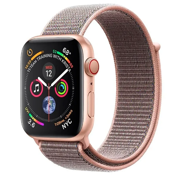 Смарт-годинник Apple Watch Series 4 44mm GPS + LTE Gold Aluminum Case Pink Sand Sport Loop (MTV12 | MTVX2) в Чернівцях