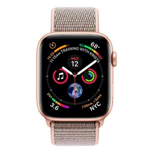 Смарт-часы Apple Watch Series 4 44mm GPS+LTE Gold Aluminum Case Pink Sand Sport Loop (MTV12 | MTVX2) - Фото 2